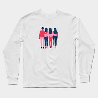 Best friend goals tee Long Sleeve T-Shirt